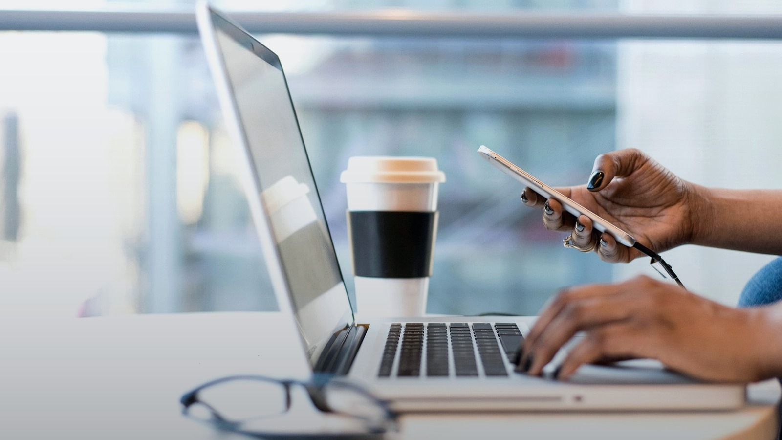 Customer reviewing financial goal information